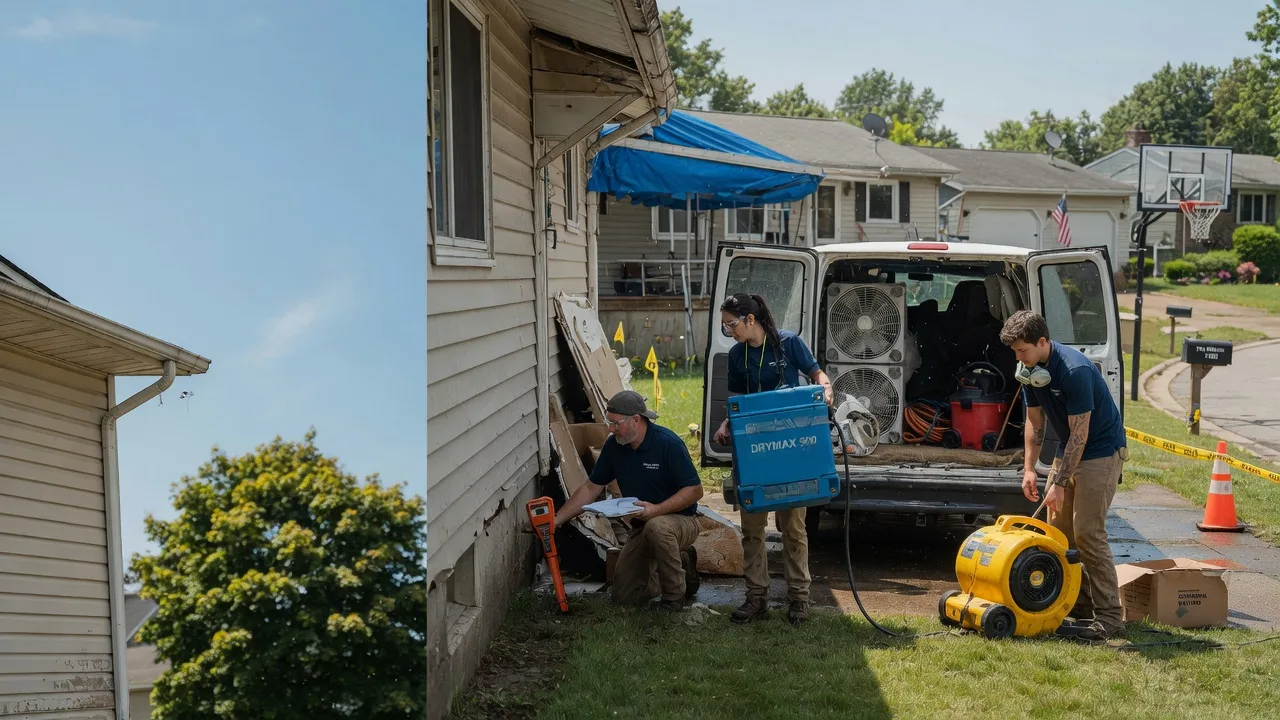 Ceiling Leak Cleanup in Dorchester, WI near me
